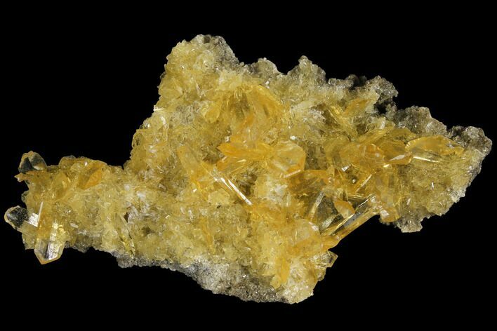 Selenite Crystal Cluster (Fluorescent) - Peru #108617
